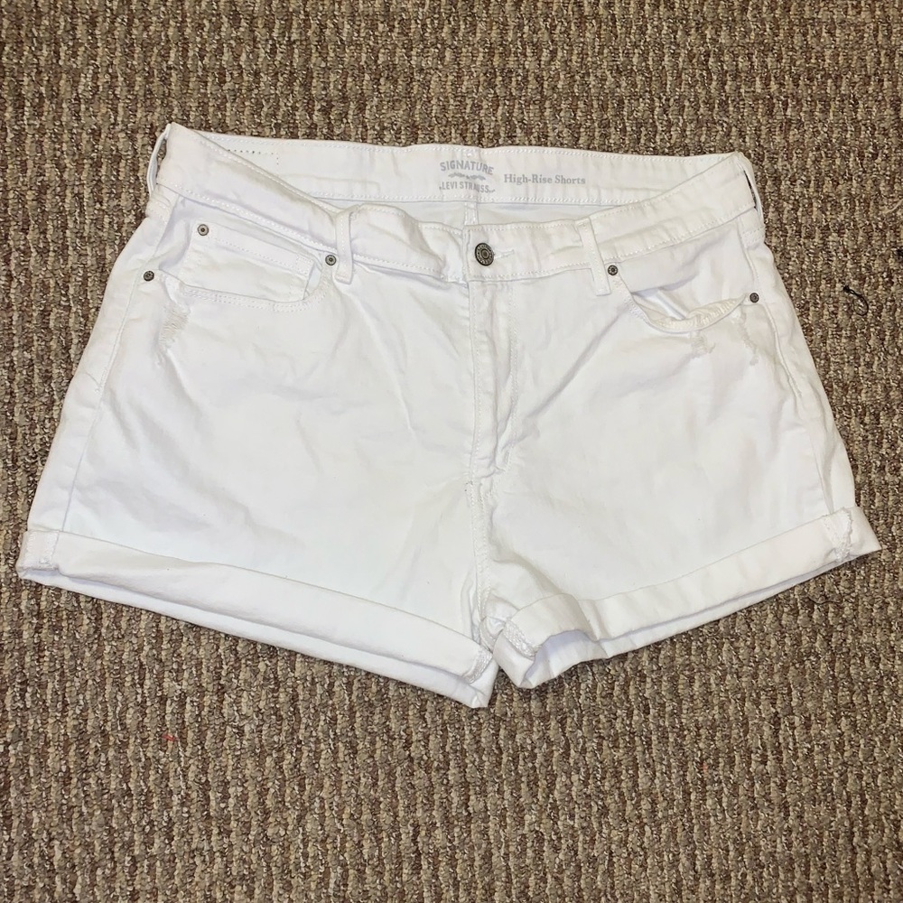 White Shorts